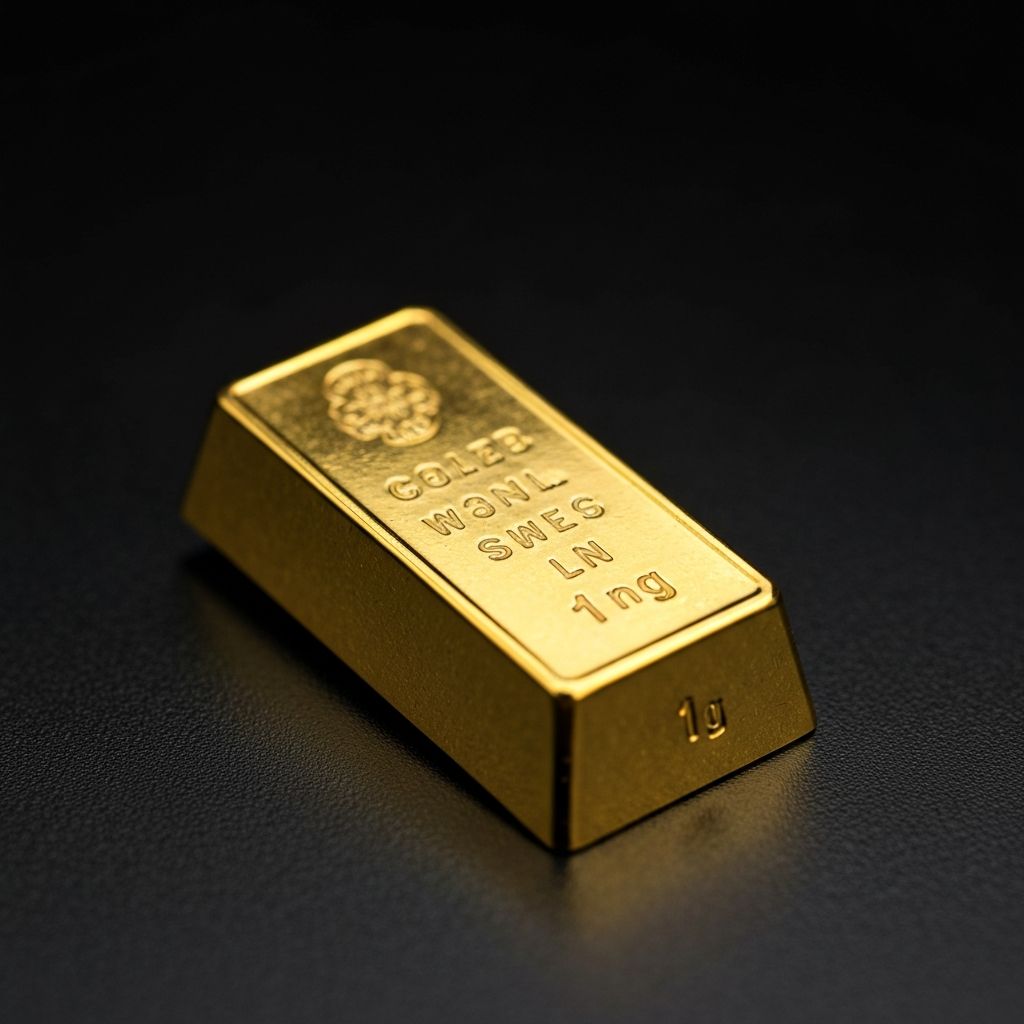1g fine gold bar