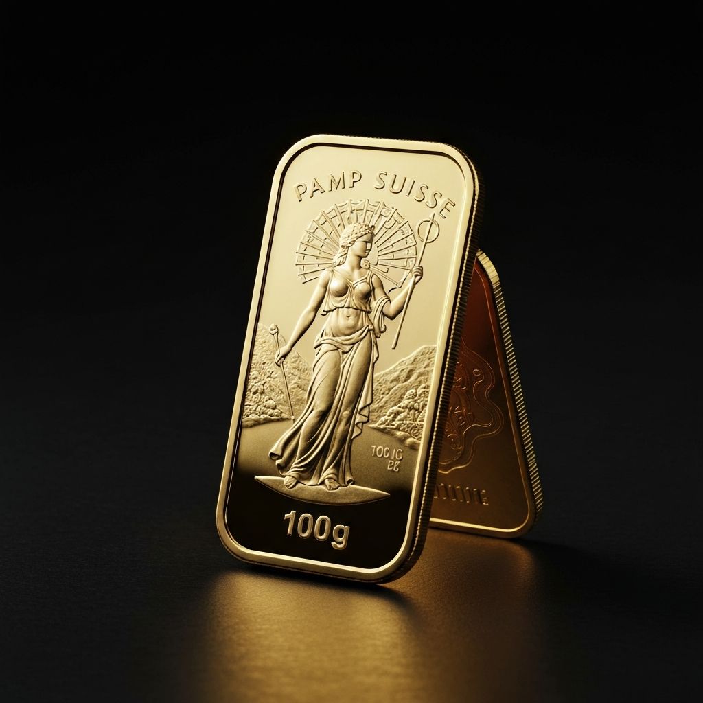 100g PAMP Suisse gold bar